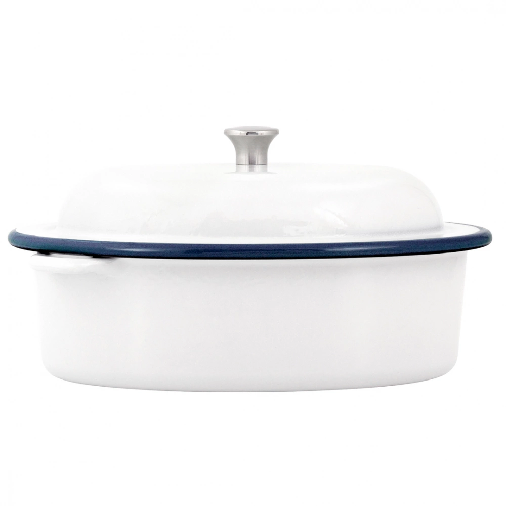 Kockums Jernverk Braadpan Ovaal, 30cm wit